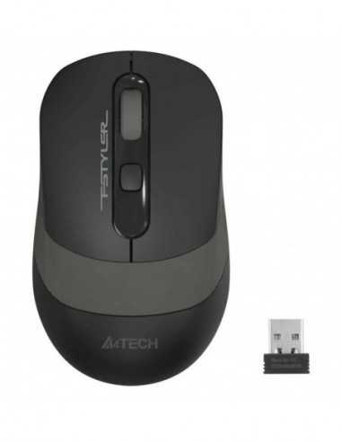 Мыши A4Tech Wireless Mouse A4Tech FG10- Optical- 1000-2000 dpi- 4 buttons- Ambidextrous- 1xAA- BlackGrey