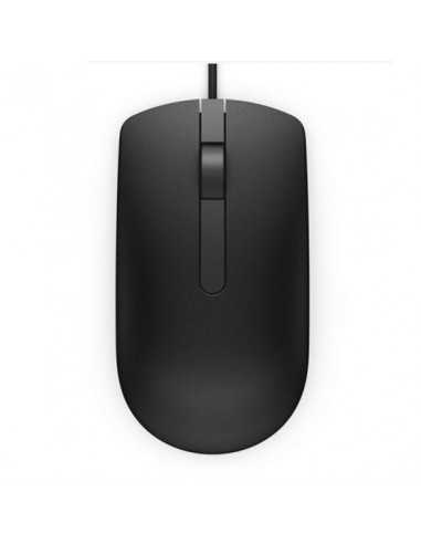 Мыши Dell Mouse Dell MS116- Optical- 1000dpi- 3 buttons- Ambidextrous- Black- USB (Retail Box)