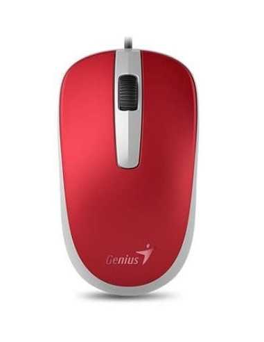 Мыши Genius Mouse Genius DX-120- Optical- 1000 dpi- 3 buttons- Ambidextrous- Red- USB