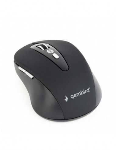 Mouse-uri Gembird Wireless Mouse Gembird MUSWB-6B-01- Optical- 800-1600 dpi- 6 buttons- Bluetooth- 2xAAA- Black