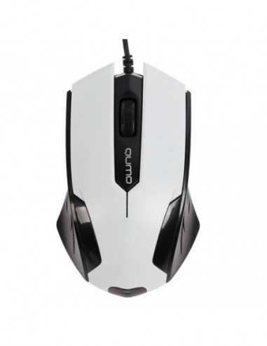 Мыши Qumo Mouse Qumo M14- Optical-1000 dpi- 3 buttons- Ambidextrous- White- USB