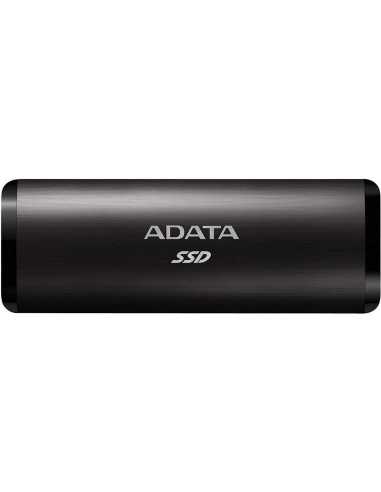 USB3.0 Внешний портативный SSD .512GB (USB3.2Type-C) ADATA Portable SSD SE760 Black (122x44x14mm- 95g- RW:1000800MBs)