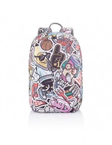 Rucsacuri XD Design Bobby Backpack Bobby Soft Art- anti-theft- P705.867 for Laptop 15.6 amp City Bags- Grafitti Blue