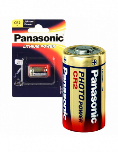 Батарейки C, D, Crona, 4.5, CR - щелочные, литиевые CR2 Panasonic PHOTO Power 3V- LITHIUM- Blister1- CR-2L1BP