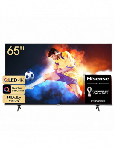 Televizoare 65 LED SMART TV Hisense 65E7HQ- QLED- 3840x2160- VIDAA OS- Gray