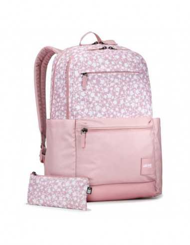Rucsacuri CaseLogic Backpack CaseLogic Uplink- 26L- 3204579- White FloralZephyr Pink for Laptop 15-6 amp City Bags