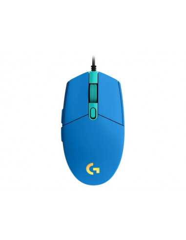Mouse-uri pentru jocuri Logitech Gaming Mouse Logitech G203 Lightsync- Optical- 200-8000 dpi- 6 buttons- Ambidextrous- RGB- Blue
