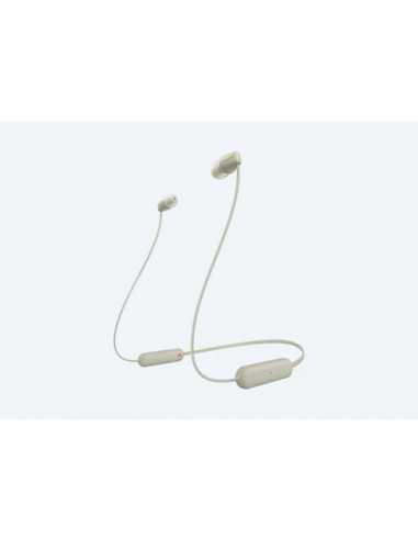 Наушники SONY Bluetooth Earphones SONY WI-C100- Beige