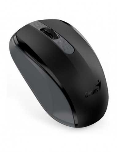 Мыши Genius Wireless Mouse Genius NX-8008S- 1200 dpi- 3 buttons- Ambidextrous- Silent- BlueEye- 1xAA- Black