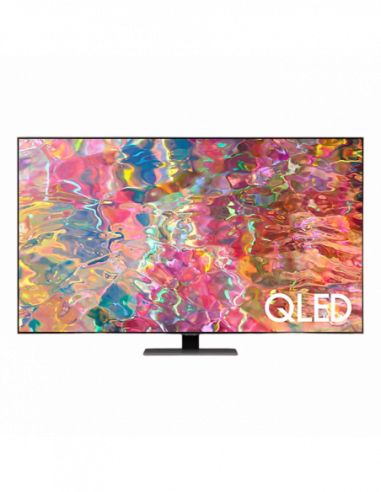 Televizoare 65 LED SMART TV Samsung QE65Q80BAUXUA- QLED 3840x2160- Tizen OS- Black