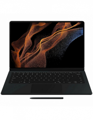 Samsung Original Protecție pentru tablete Book Cover Keyboard Tab S8 Ultra- Black
