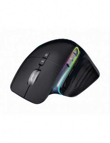 Игровые мыши GMB Wireless Gaming Mouse GMB MUSG-RAGNAR-WRX900- 1000-4000 dpi- 9 buttons- RGB- 500mAh- 122g.- Black