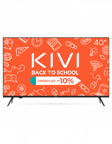 Televizoare 40 LED SMART TV KIVI 40F750NB- 1920x1080 FHD- Android TV- Black