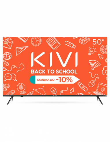 Televizoare 50 LED SMART TV KIVI 50U750NB- Real 4K- 3840x2160- Android TV- Black