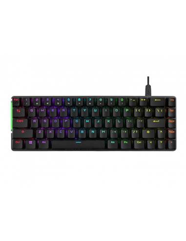 Tastaturi pentru jocuri Asus Gaming Keyboard Asus ROG Falchion Ace- Mechanical- 65 layout- ROG NX Red- PBT- US Layout-USB- Black
