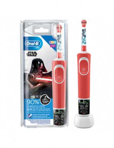 Электрические зубные щётки Electric Toothbrush Braun Kids Vitality D100 StarWars + Travel case