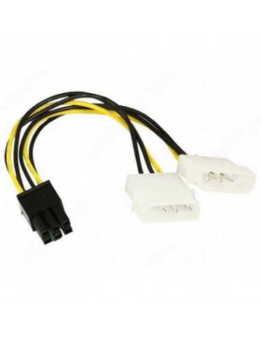 Adaptoare Adapter cable PCI-E - Gembird CC-PSU-6 Internal Power Adapter cable for PCI-E 6pin, 1 x 5.25 Power male to 1 x 5.25 Po