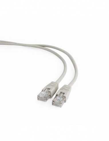 Accesorii pentru cablu torsadat Accesorii pentru cablu torsadat UTP Cat.5e Patch cord, 10m, Grey