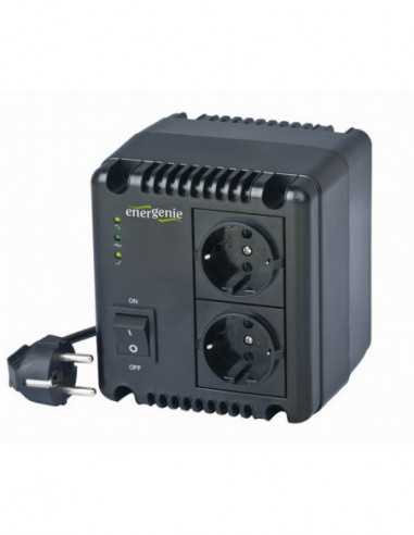 Stabilizatoare Stabilizatoare EnerGenie EG-AVR-1001, 1000VA (600W), Automatic AC voltage regulator and stabilizer, 2x Schuko out