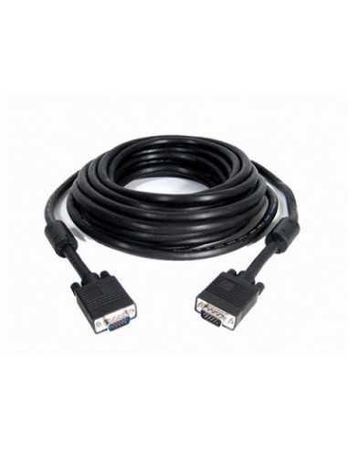 Cabluri video HDMI / VGA / DVI / DP Cabluri video HDMI / VGA / DVI / DP Cable VGA - 15m - Cablexpert CC-PPVGA-15M-B, 15 m, Premi