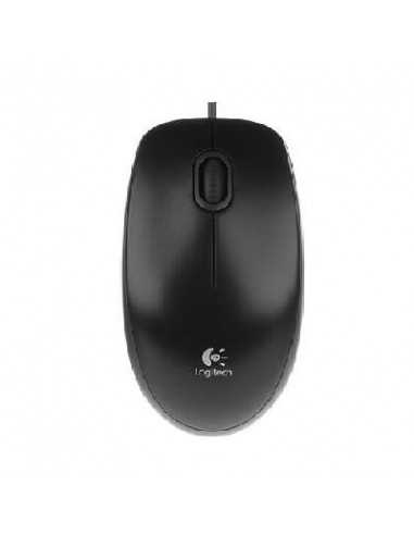 Mouse-uri Logitech Mouse-uri Logitech Logitech B100 Optical Mouse, 800 dpi, cable 1.8m, Black, USB, OEM