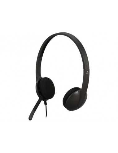 Căști Logitech Căști Logitech Logitech USB Headset H340, Noise-canceling Microphone, Headset: 20–20,000 Hz, Microphone: 100–10,0