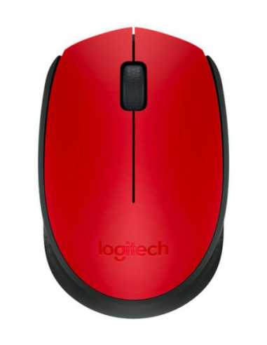 Mouse-uri Logitech Logitech Wireless Mouse M171 Red, Optical Mouse for Notebooks, Nano receiver, Red, Retail