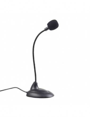 Microfoane PC Gembird MIC-205 Desktop microphone with flexible gooseneck and practical onoff switch, Frequency: 50 Hz - 16 kHz,