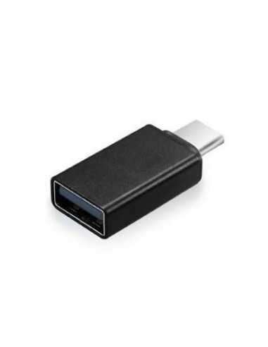 Adaptoare Adaptoare Adapter Type-C-USB2.0 - Gembird A-USB2-CMAF-01, USB 2.0 type-C (male) to type-A (female) adapter plug, Black
