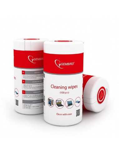Accesorii de curățare Gembird Cleaning wipes (CK-WW100-01), Cleaning wipes LCDTFT 100 pcs