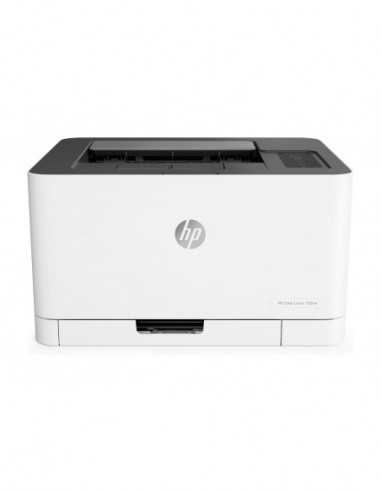 Imprimante laser color pentru consumatori Printer HP Color LaserJet 150nw, White, Up to 18ppm bw, Up to 4ppm color, 600x600 dpi,