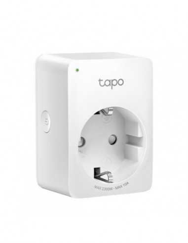 Smart iluminație Smart iluminație Socket TP-LINK Tapo P100 (1Pack), 220–240V, 2300Wt, 10A, Smart Mini Plug, Wifi, Remote Access