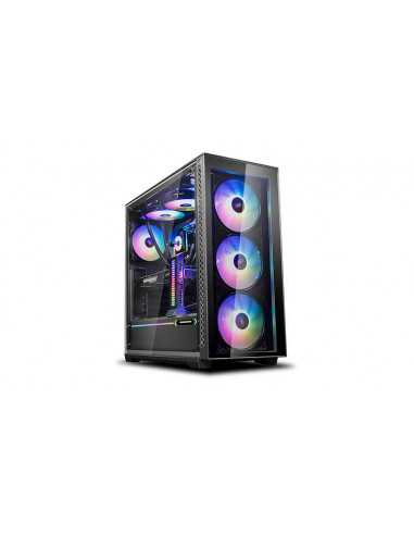 Carcase Deepcool DEEPCOOL MATREXX 70 ADD-RGB 3F ATX Case, with Side-Window, Tempered Glass Side Front panel, without PSU, Tool-