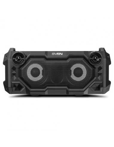 Boxe portabile SVEN SVEN PS-500 Black, Bluetooth Portable Speaker, 36W RMS, Effective multi-colored lighting, LED display, FM