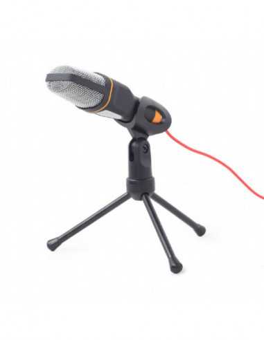 Microfoane PC Gembird MIC-D-03 Desktop microphone with a tripod, Frequency: 100 Hz - 16 kHz, Sensitivity: - 62 +- 3 db, Voltage