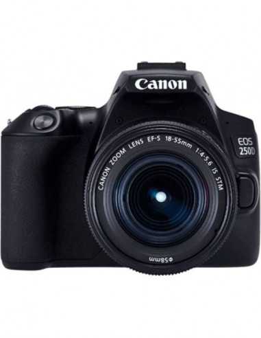 Aparate foto DSLR DSLR Camera CANON EOS 250D 18-55 IS STM Black (3454C007)