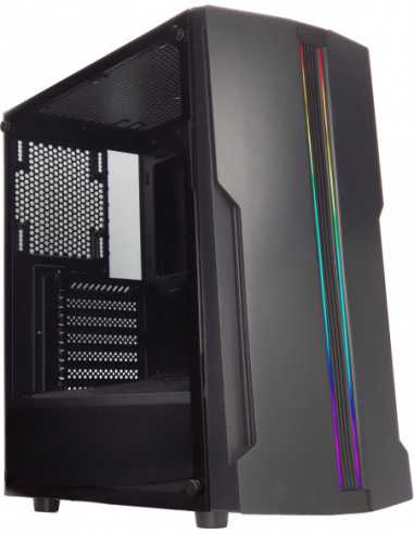 Carcase XILENCE Carcase XILENCE XILENCE X512.RGB Xilent Blade ATX Case, with Side-Window, Tempered Glass Side, without PSU, A-R
