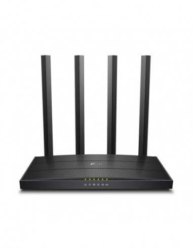 Routere TP-LINK Archer C6U AC1200 Dual Band Wireless Gigabit Router, Atheros, 867Mbps at 5Ghz + 300Mbps at 2.4Ghz, 802.11acabg