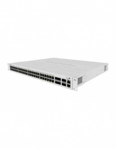Echipamente de rețea Miktorik Cloud Router Switch 354-48P-4S+2Q+RM with 48 x Gigabit RJ45 LAN (all PoE-out), 4 x 10G SFP+ cages,
