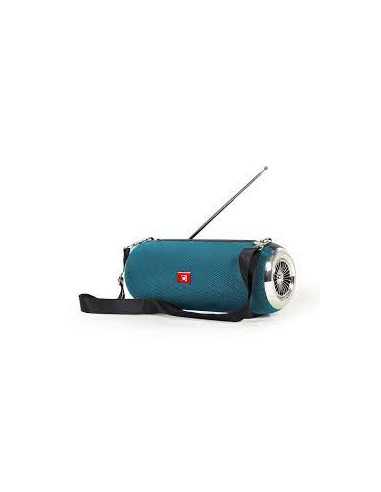 Boxe portabile Gembird Gembird SPK-BT-17-G, Portable Bluetooth speaker with FM-radio, 10W (2x5W) RMS, Bluetooth v.5.1, Handsfr