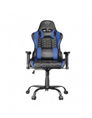 Scaune și mese pentru jocuri Trust Trust Gaming Chair GXT 708B Resto - Blue, Height adjustable armrests, Class 4 gas lift, 90-18