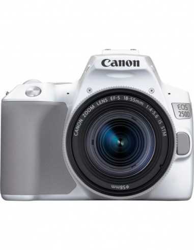 Aparate foto DSLR DSLR Camera CANON EOS 250D 18-55 f3.5-5.6 IS STM White (3458C003)