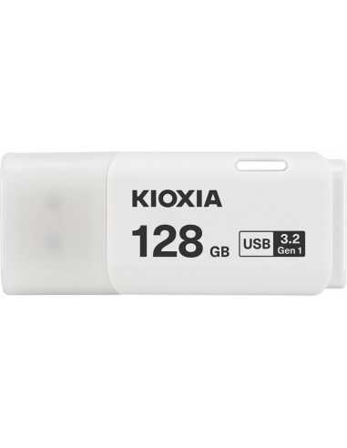 Unități flash USB 128GB USB3.2 Kioxia (Toshiba) TransMemory U301 White, Plastic, Small design (Read 70 MBytes, Write 20 MBytes)
