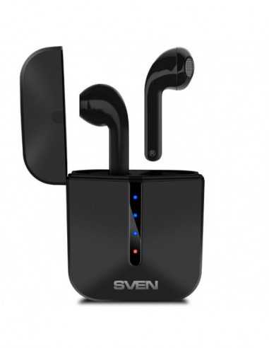 Căști SVEN SVEN E-335B, TWS Wireless In-ear stereo earbuds with microphone, black