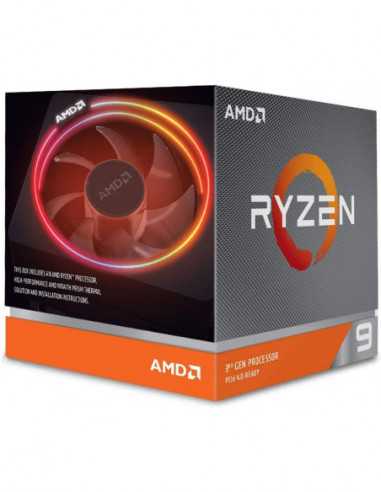 Procesor AM4 AMD Ryzen 9 PRO 3900, Socket AM4, 3.1-4.3GHz (12C24T), 6MB L2 + 64MB L3 Cache, No Integrated GPU, 7nm 65W, tray