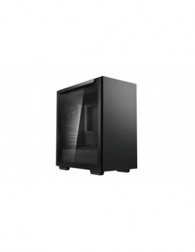 Carcase Deepcool DEEPCOOL MACUBE 110 BK Micro-ATX Case, with Side-Window (Tempered Glass Side Panel) Magnetic, without PSU, Tool