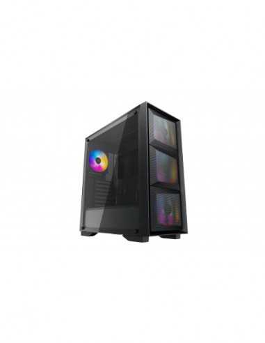 Carcase Deepcool Carcase Deepcool DEEPCOOL MATREXX 50 MESH 4FS ATX Case, with Side-Window, Tempered Glass Side, without PSU, Too