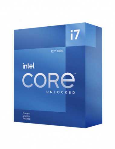 Procesor 1700 Alder Lake Intel Core i7-12700F, S1700, 1.6-4.9GHz, 12C (8P+4Е) 20T, 25MB L3 + 12MB L2 Cache, No Integrated GPU,
