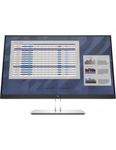 Мониторы LCD 27-35 Full-HD & UWHD 27.0 HP IPS LED E27 G4 BlackSilver (5ms- 1000:1- 250cd- 1920x1080- 178178- VGA- DisplayPort- H
