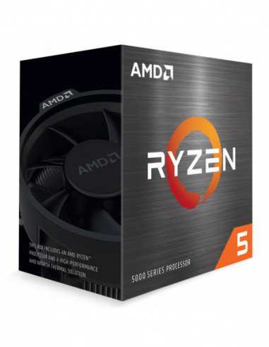Procesor AM4 AMD Ryzen 5 4500, Socket AM4, 3.6-4.1GHz (6C12T), 3MB L2 + 8MB L3 Cache, No Integrated GPU, 7nm 65W, Unlocked, Box